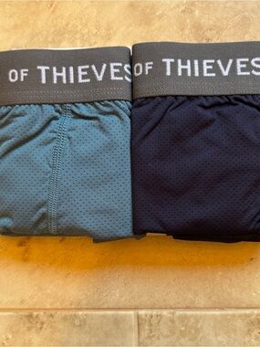 Pair of Thieves Mesh Trunks - Teal & Navy